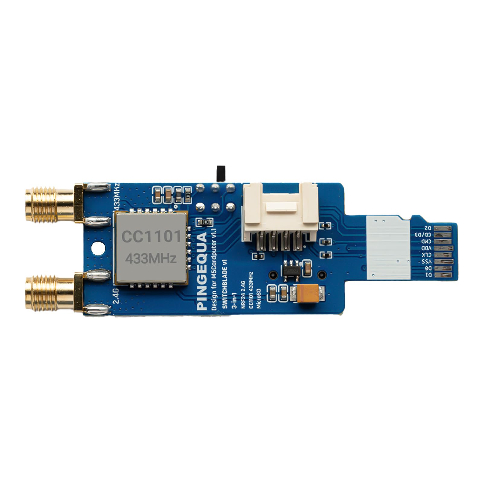 Scheda M5Stack Cardputer RF 3 in 1, NRF24L01+ PA/LNA & CC1101 Ricetrasmettitore Sub-GHz con slot MicroSD - Modulo di sviluppo IoT Plug & Play per l'analisi del segnale e la formazione