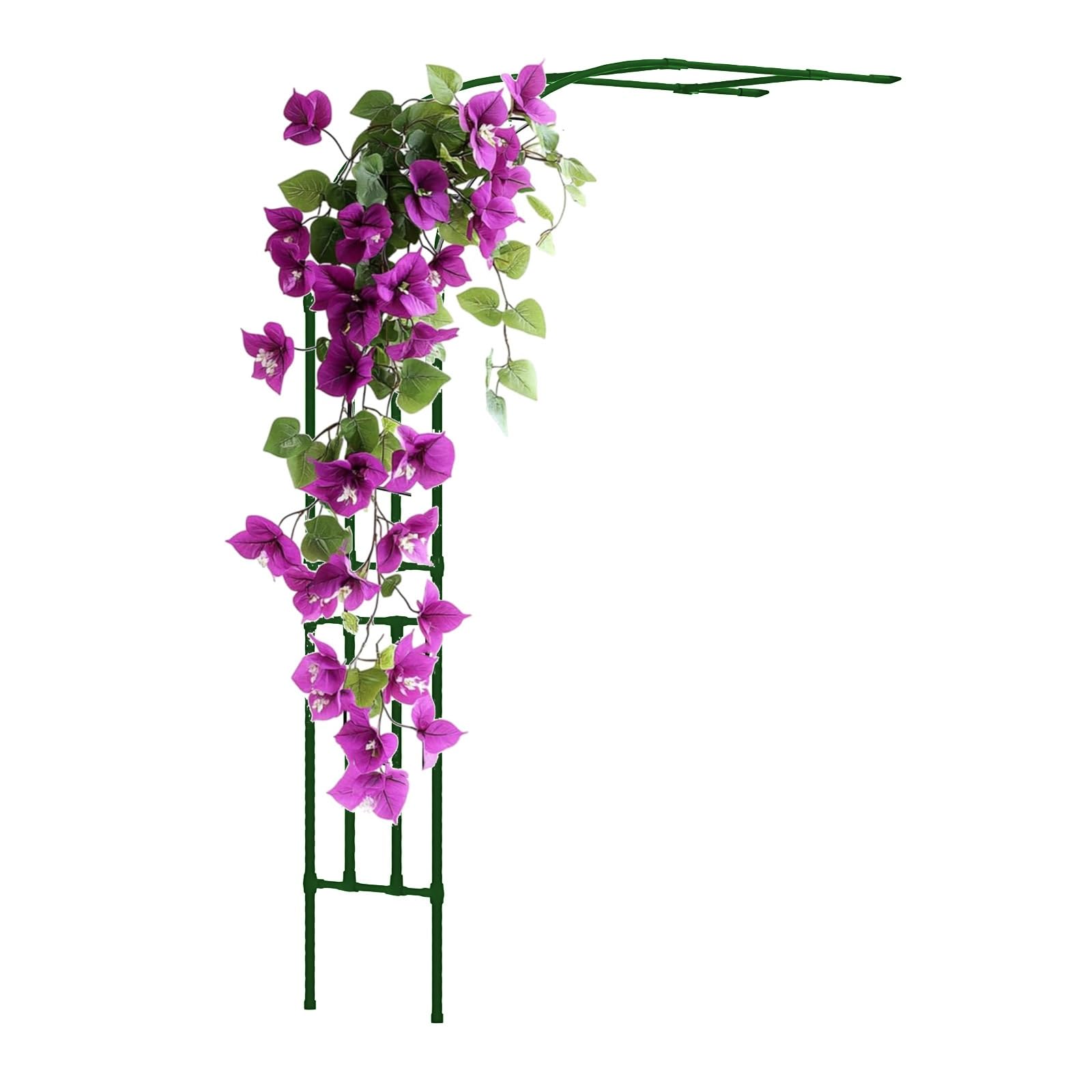 Łuk ogrodowy, kratka do roślin pnących, półboczna metalowa altana do róż i winorośli, solidna pergola zewnętrzna, zielona, szer. 2,7 x wys. 2,40 m, idealna na wesela i dekoracje ogrodowe