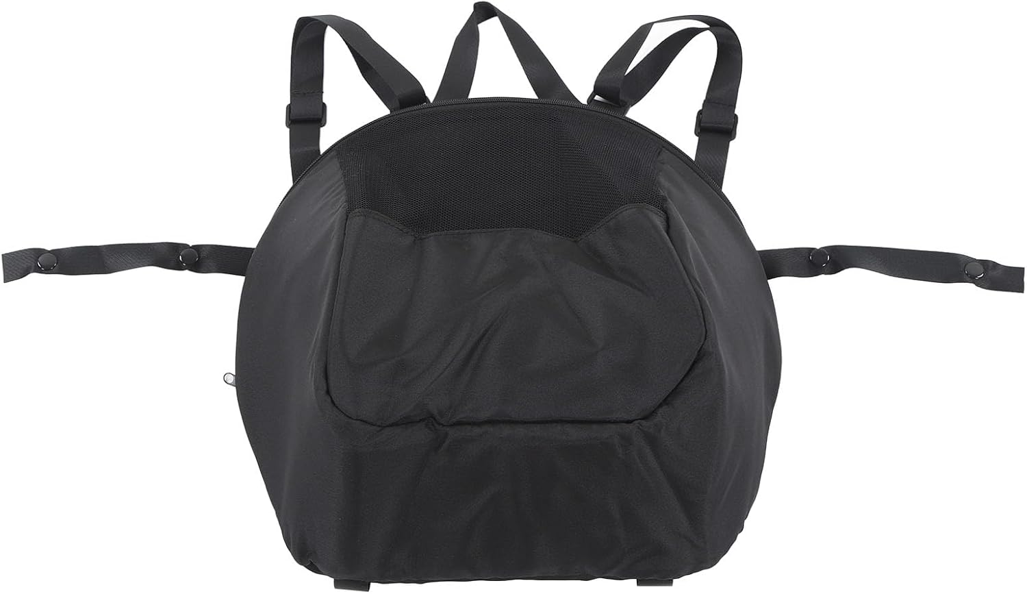 Baby Stroller Pouch Multifunctional Large Capacity Storage Bag with Partition Side Pockets for Baby Stroller Organizer Black Oxford Cloth