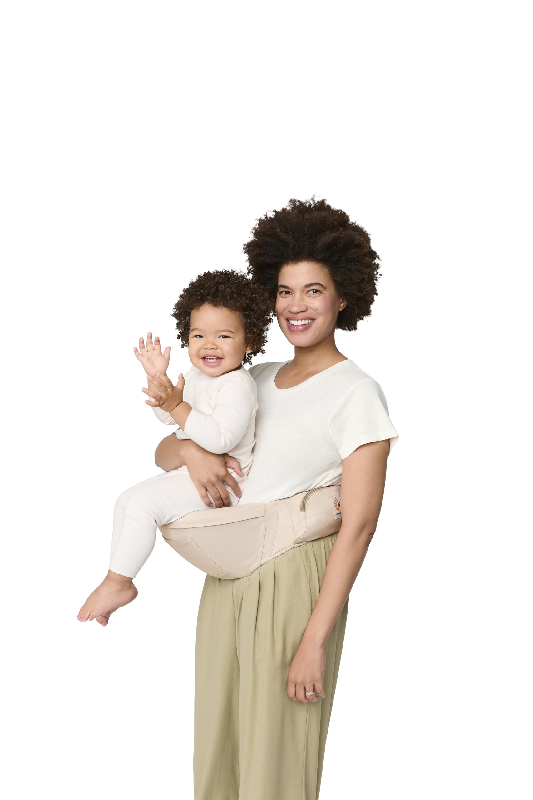 Ergobaby Alta Hip Seat Porte-bébé avec siège de hanche pour bébés et tout-petits à partir de 4 mois (5,5 kg - 20,4 kg) Porte-hanche avec SoftFlex Mesh