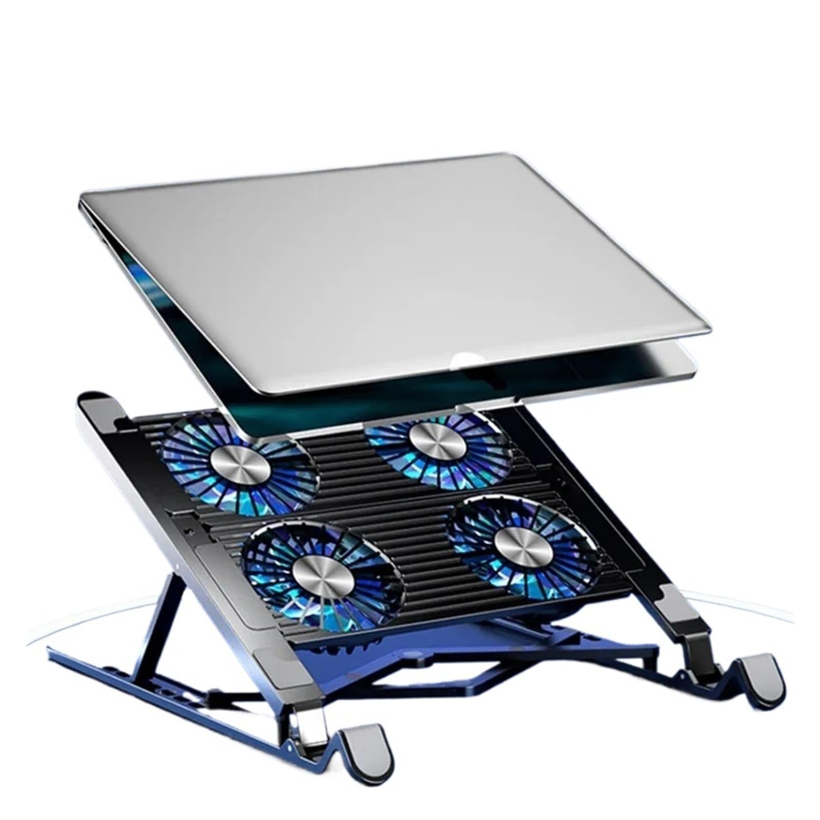 Base di raffreddamento for laptop Supporto di raffreddamento for laptop pieghevole Supporto for notebook regolabile portatile for 13-17,3 pollici con
