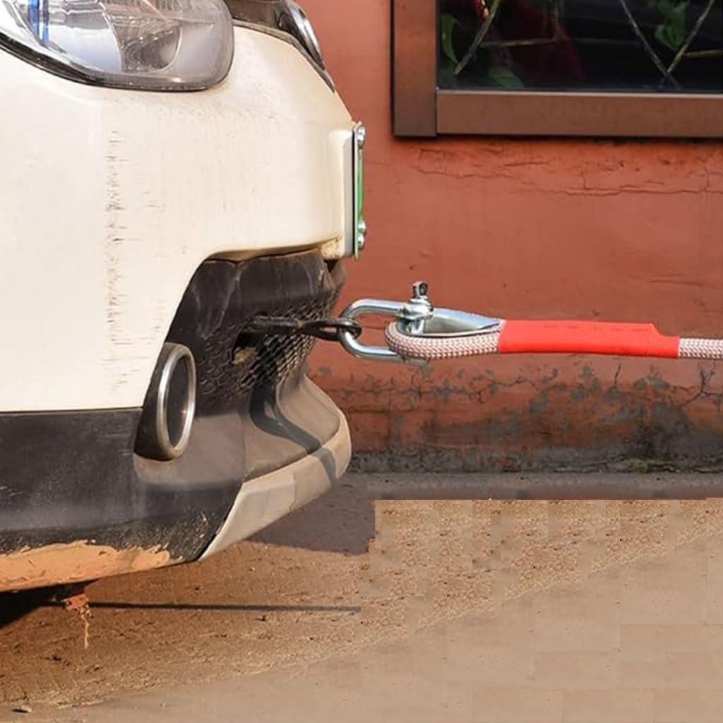 Auto Cinghia Traino per Toyota RAV4 2020-2023,Rimorchio Funi Corda Recupero Emergenza Soccorso Stradale Kits Esterni Accessori,A4-5 tons 7 Meters