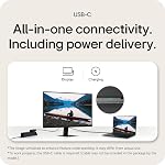 LG 27U631A-B 27-Inch QHD (2560x1440) IPS Monitor, 100Hz Refresh Rate, 5ms (GtG) Response Time, sRGB 99%, HDR10, USB-C, HDMI, Tilt Adjustable, Black