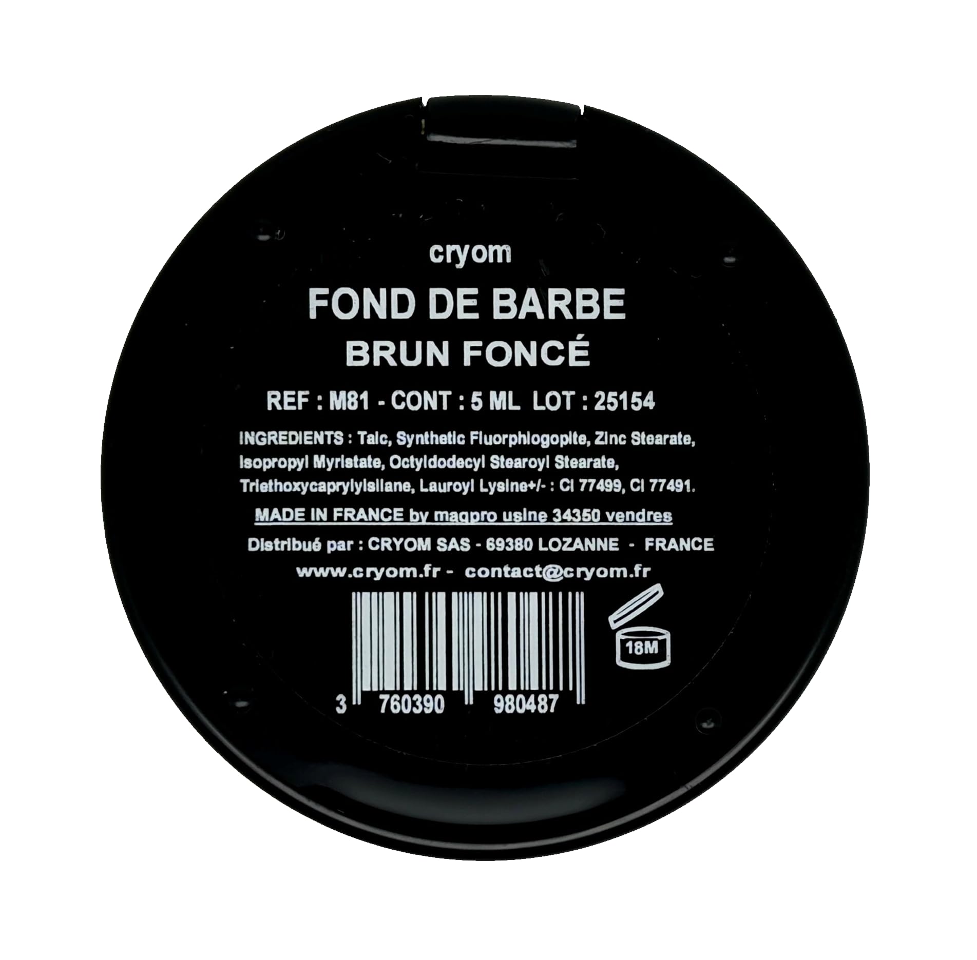 Routine Barbe de 3 jours (Fond de Barbe + Applicateur Mousse) pour densifier et assombrir une barbe de 3 jours. Sec instantanément, résiste à l'eau, tenue 24h. (Brun foncé)