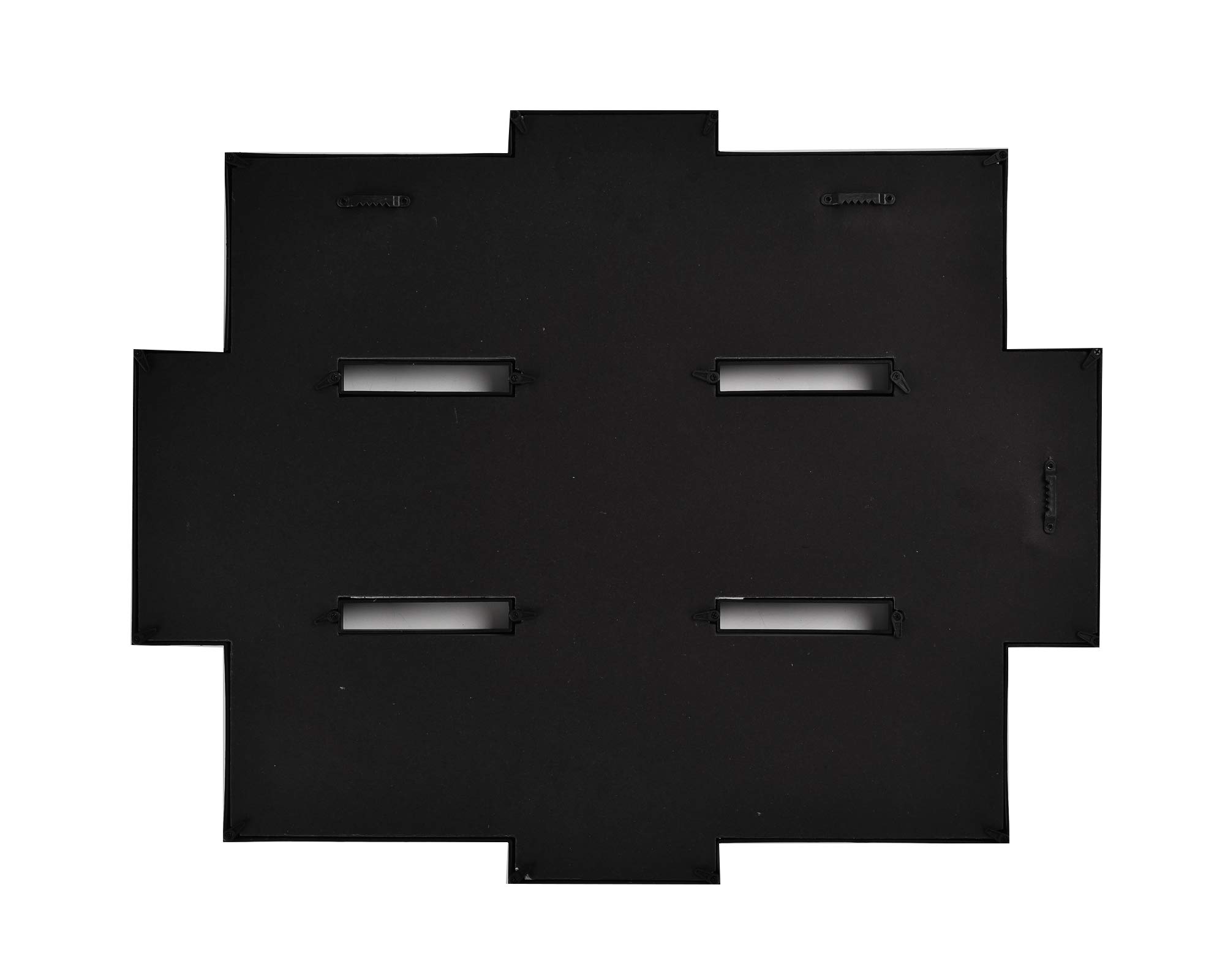 Arpan, Cornice per Foto con Lettere dell'alfabeto o Numeri, per Foto da 20 x 15 x 10 cm, plastica, Nero, 56.5x44.5x3.8cm approx