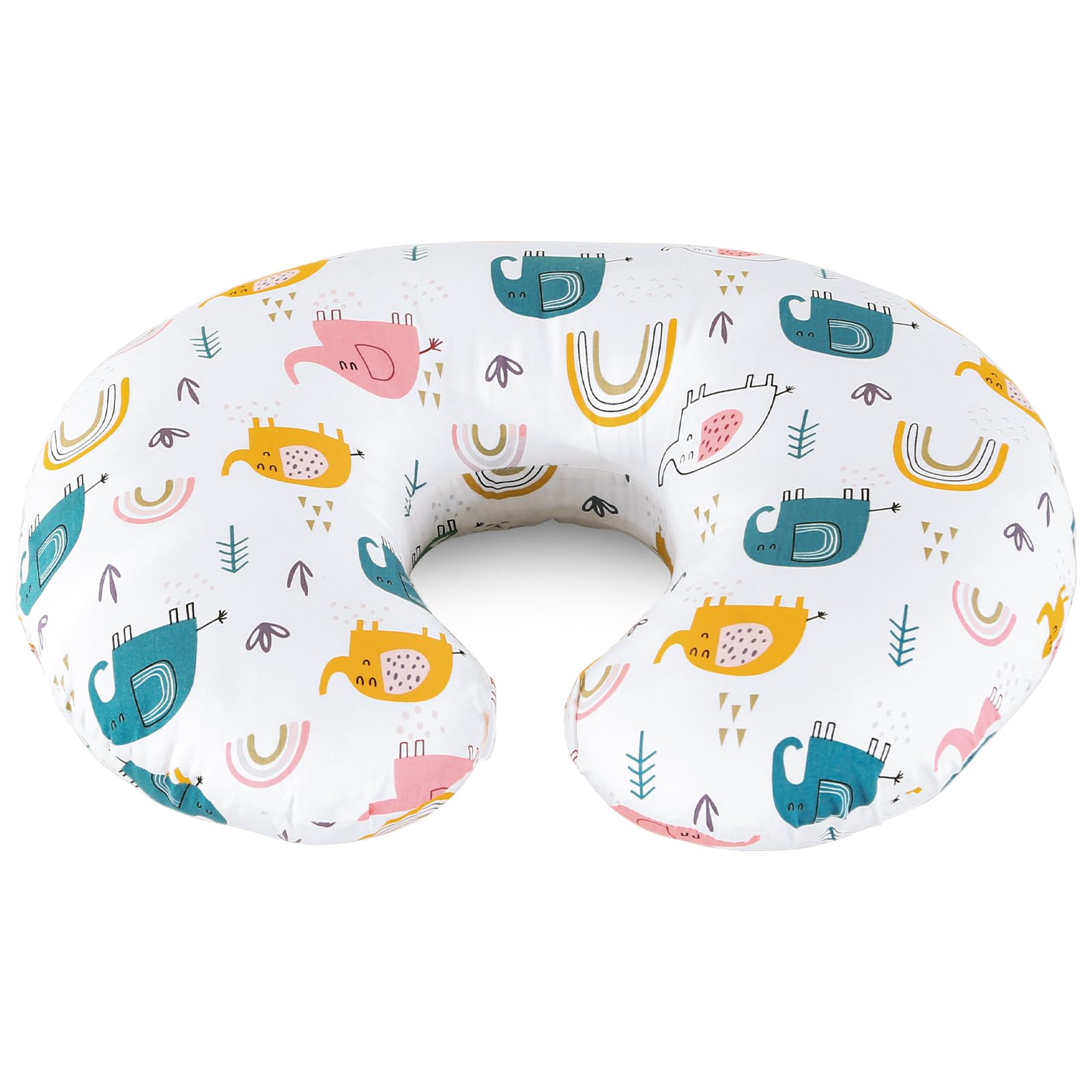 Labtec Coussin d'allaitement Bébé, Oreiller d'allaitement, Coussin pour Alimentation au Biberon, Housse de Coussin Amovible 100% Coton