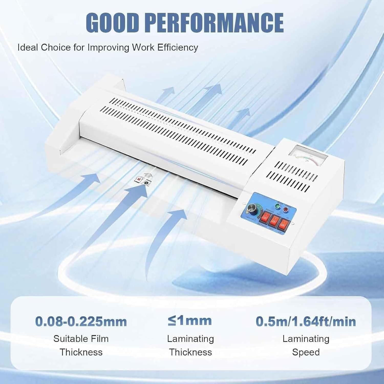 Macchina for laminazione a rulli caldi e freddi da 600 W,plastificatrice termica automatica A3/A4,plastificatrice a rulli termici da 320 mm con temperatura regolabile da 100 a 200 °C,uso commerciale