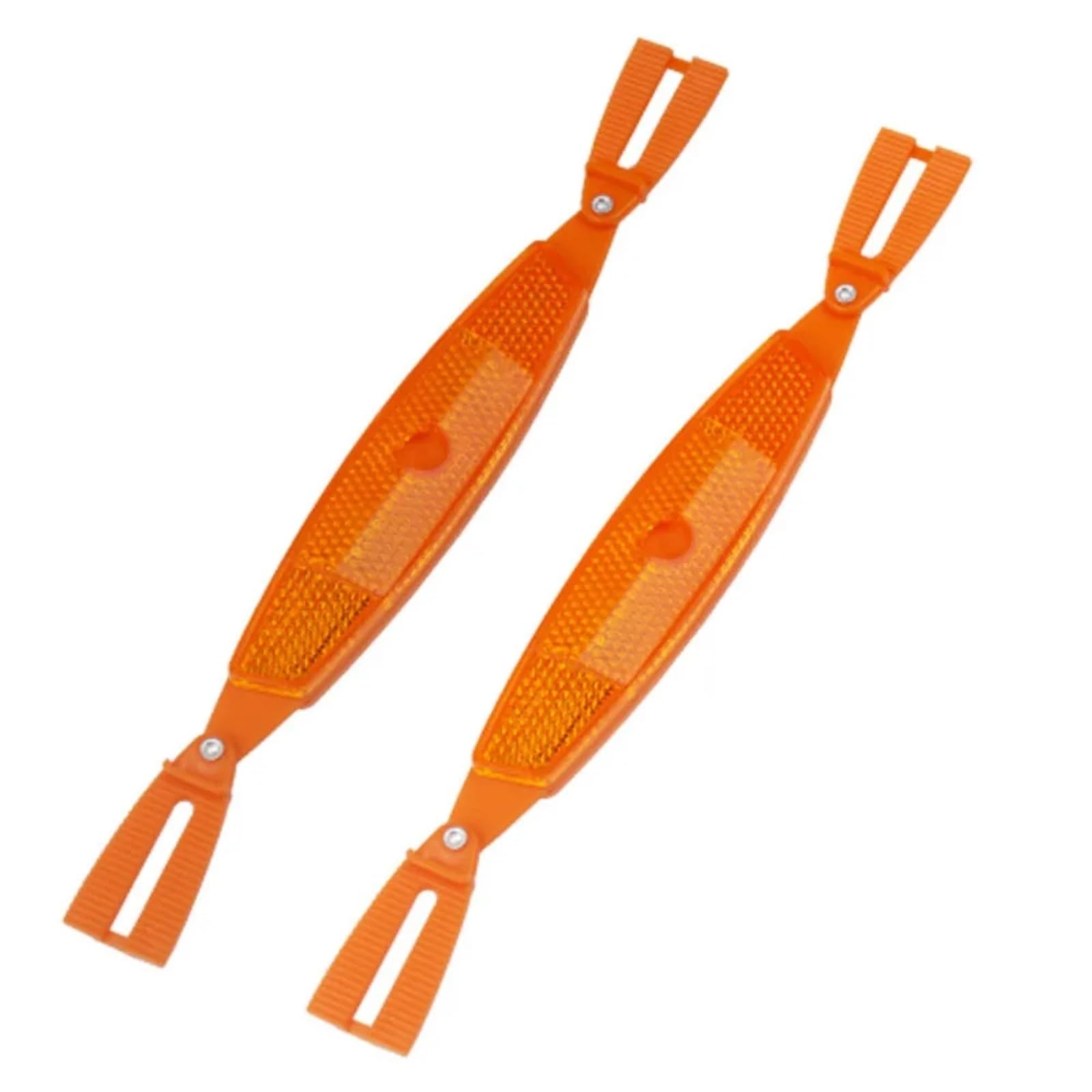 Réflecteurs de vélo 4/8 pièces réflecteurs de rayons de vélo avertissement accessoires de vélo for vélo(Orange,8PCS)