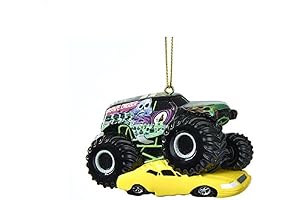Monster Jam Grave Digger Ornament Enlivens Christmas Merriment