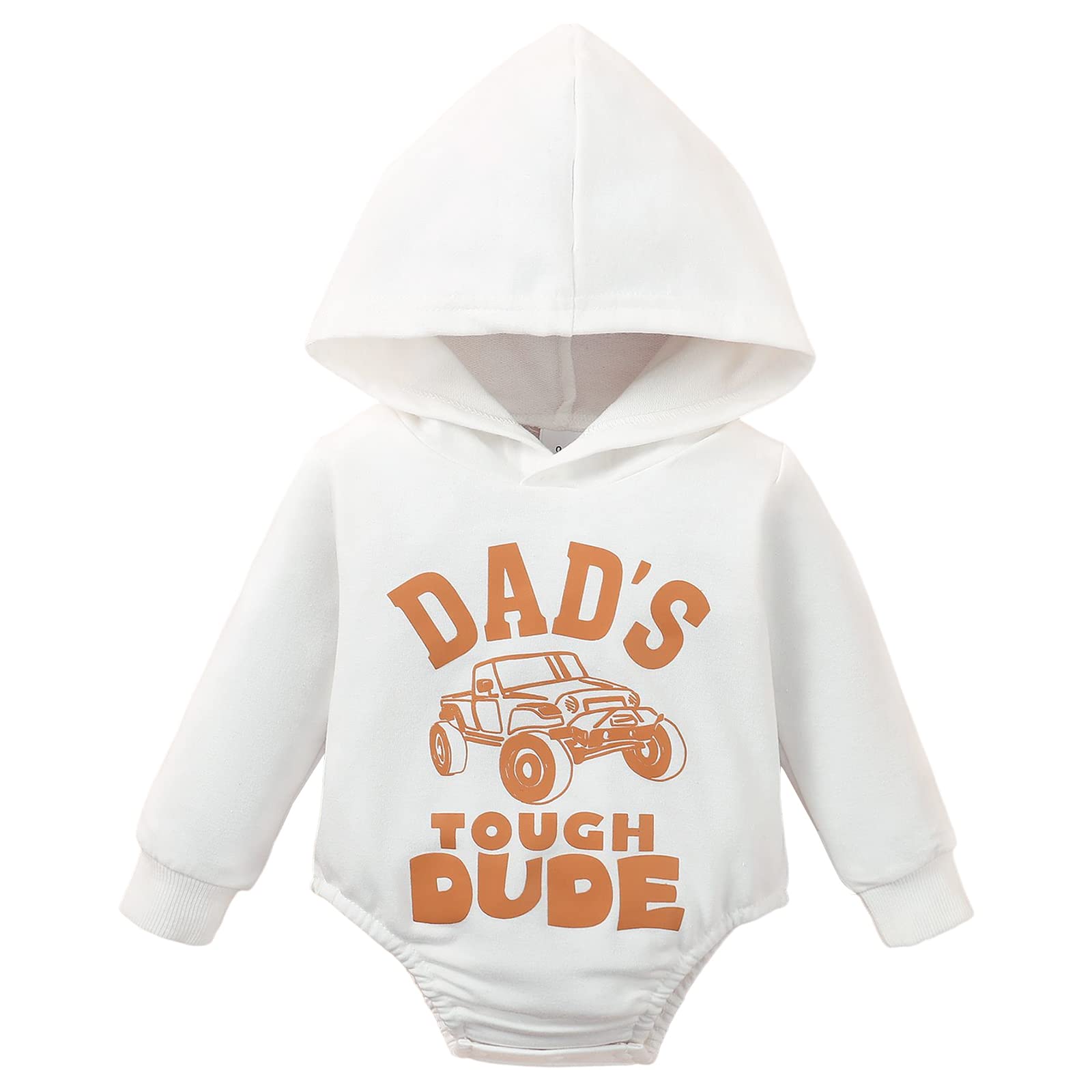 RomperinBoxNewborn Infant Baby Sweatshirt Romper Boy Girl Crewneck Hoodie Onsies Pullover Fall Winter Clothes 0-18 Months