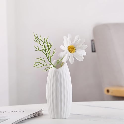 Miniatura 4 de Jarrón blanco con forma de corazón, decoración del hogar, florero de cerámica, florero seco, jarrón pequeño, accesorio para fotos de arreglos