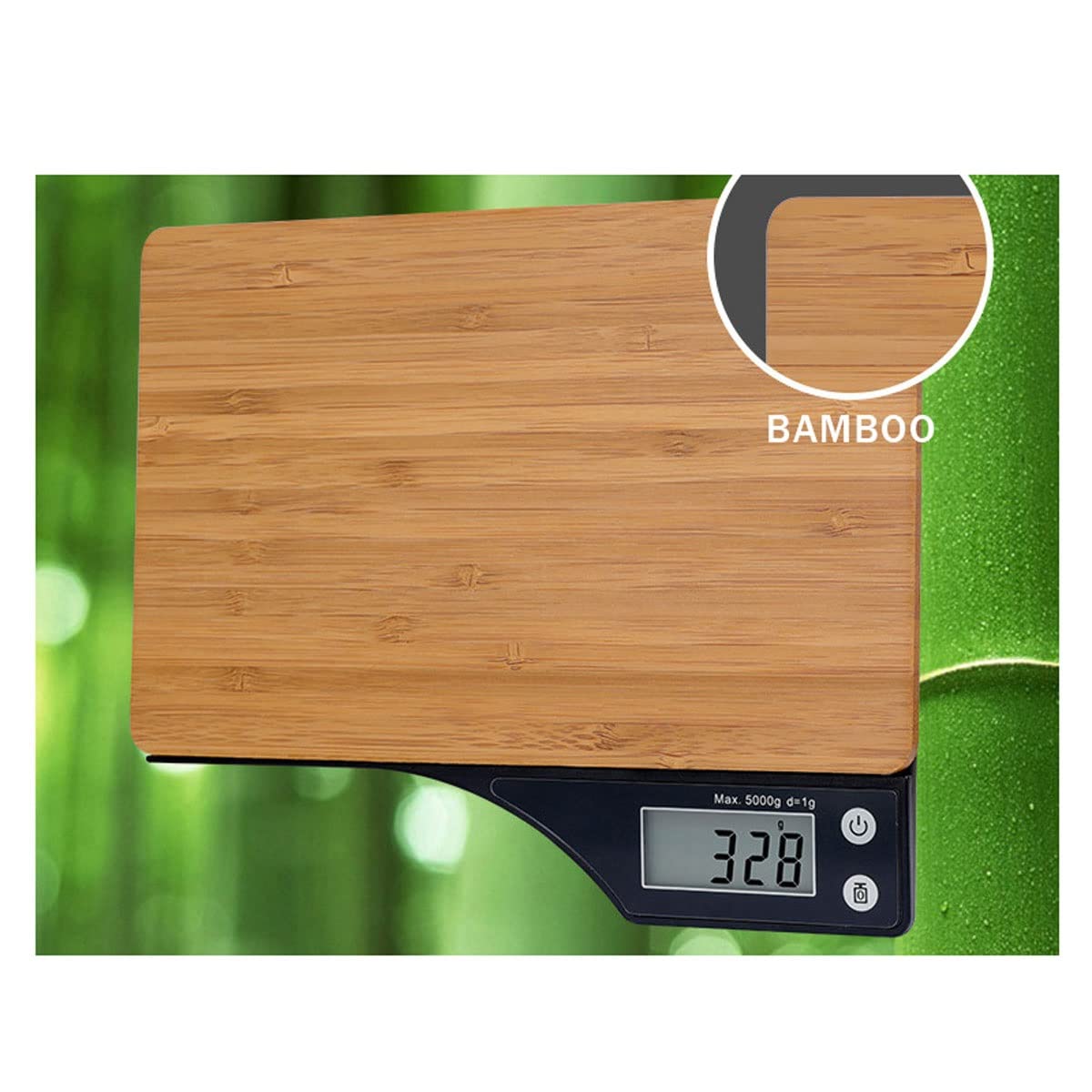 Báscula de Cocina Digital, 5 kg / 1 g Escala de Dieta de Alimentos de Cocina electrónica Digital SCA de café