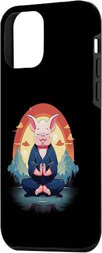 Miniatura 2 de iPhone 12 mini vegano cerdo yoga pose vegetariano veganismo sin carne Cruelty-fre caso