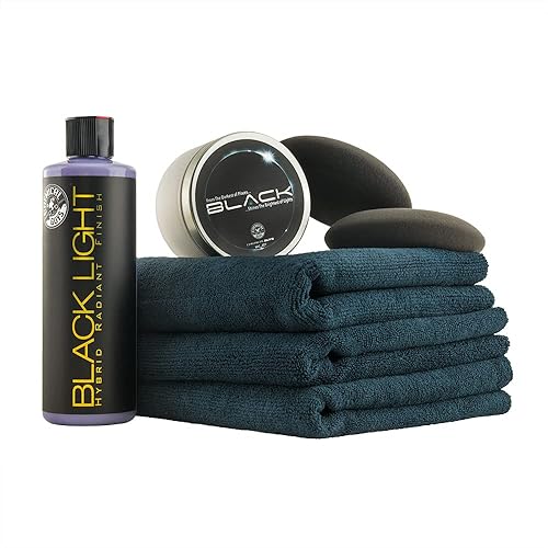 Chemical Guys Hol_201 kit de mantenimiento pintura negra 6artículos