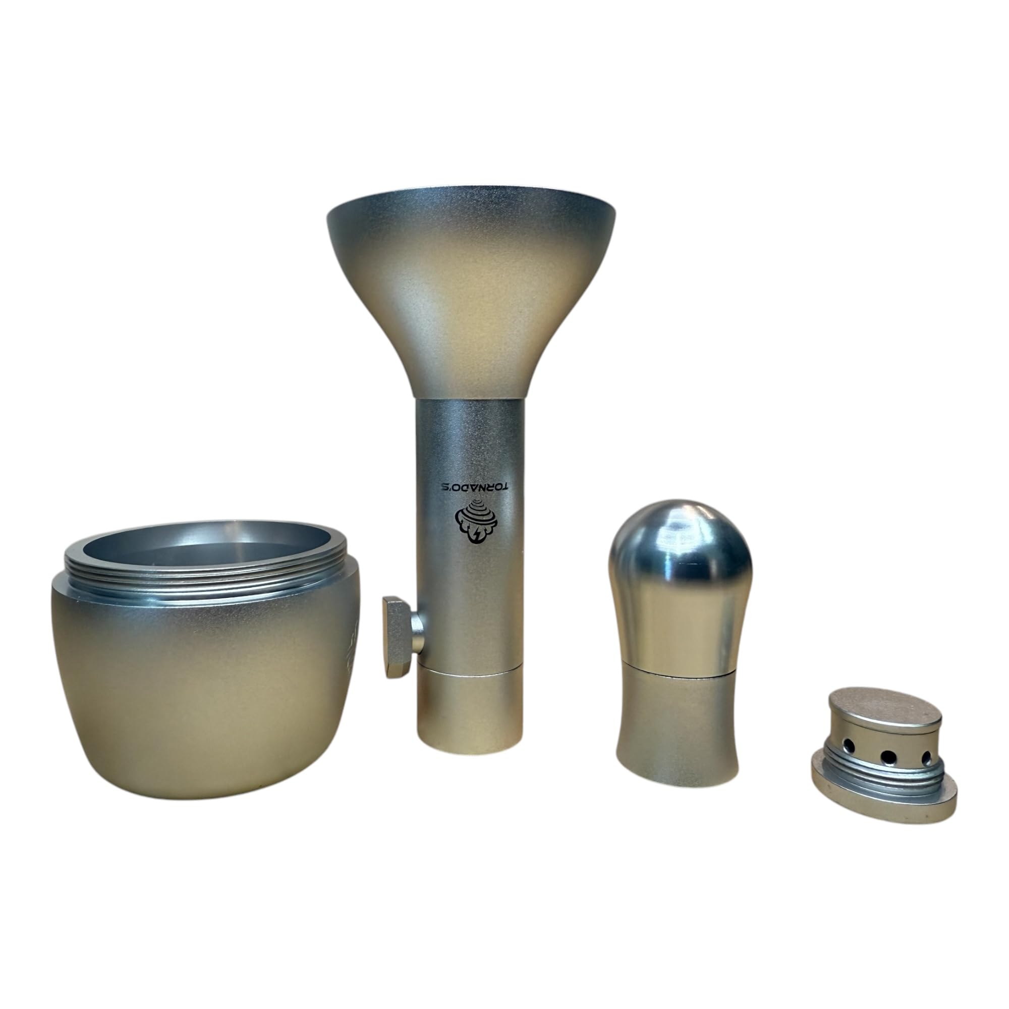 TORNADO´S EVO Crusher - Compatible con el modelo de dosificador EVO y el resto de dosificadores de la marca. Evita las perdidas en el proceso de carga y disfruta de una preparacion perfecta