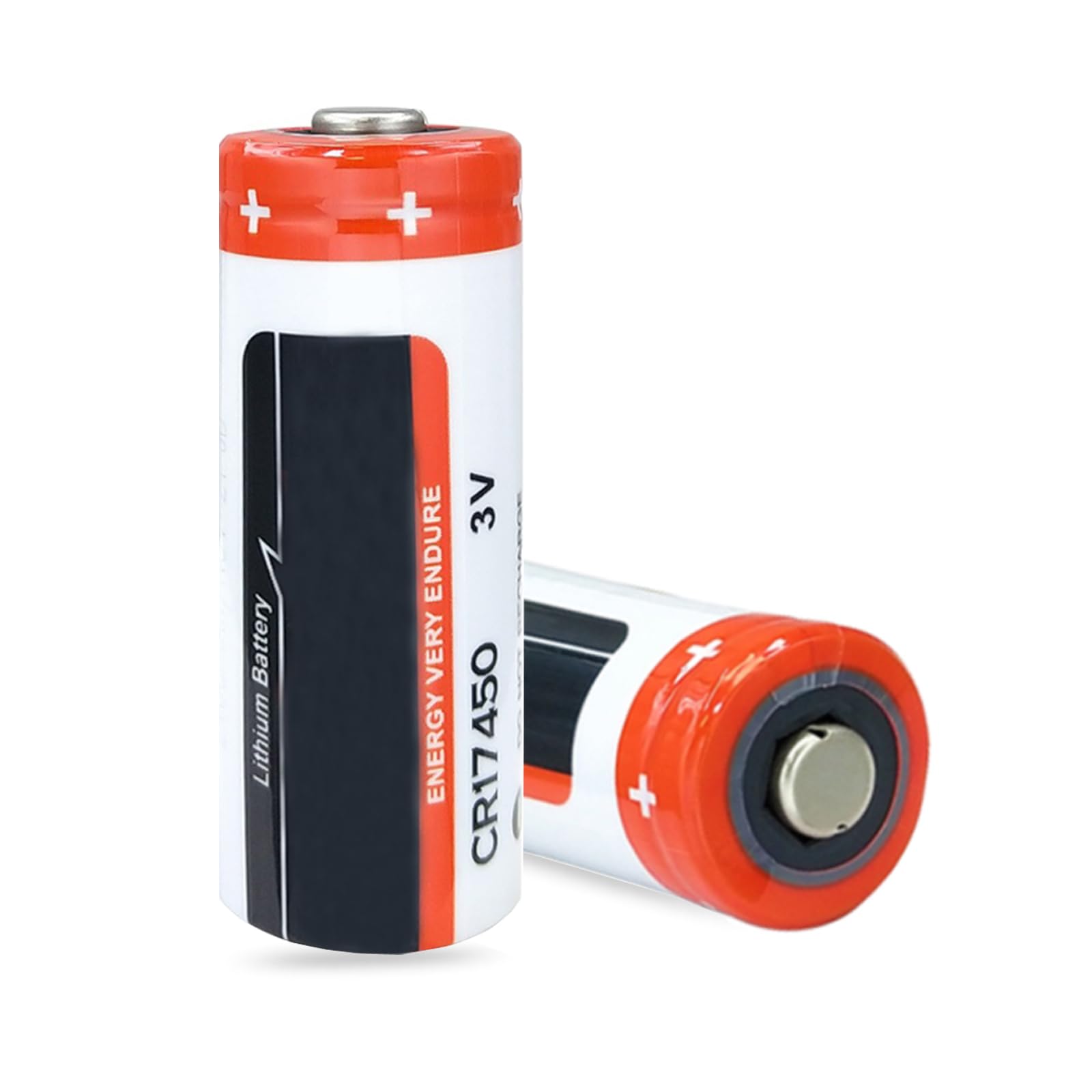 (2 Pack) CR17450 Lithium Battery 2400mAh 3V Replacement PLC Industrial Control Battery