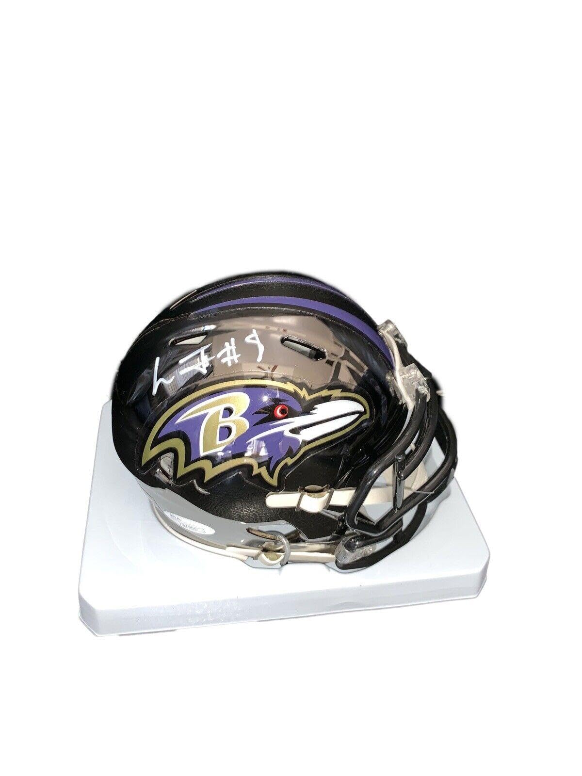 ラマージャクソン　サイン　ミニヘル Amazon.com: Topps Lamar Jackson Signed Baltimore Ravens Chrome