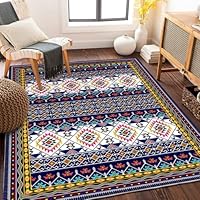 Amazon｜洗える ラグ カーペット 花柄5 アンティーク ペルシャ風 花 柄
