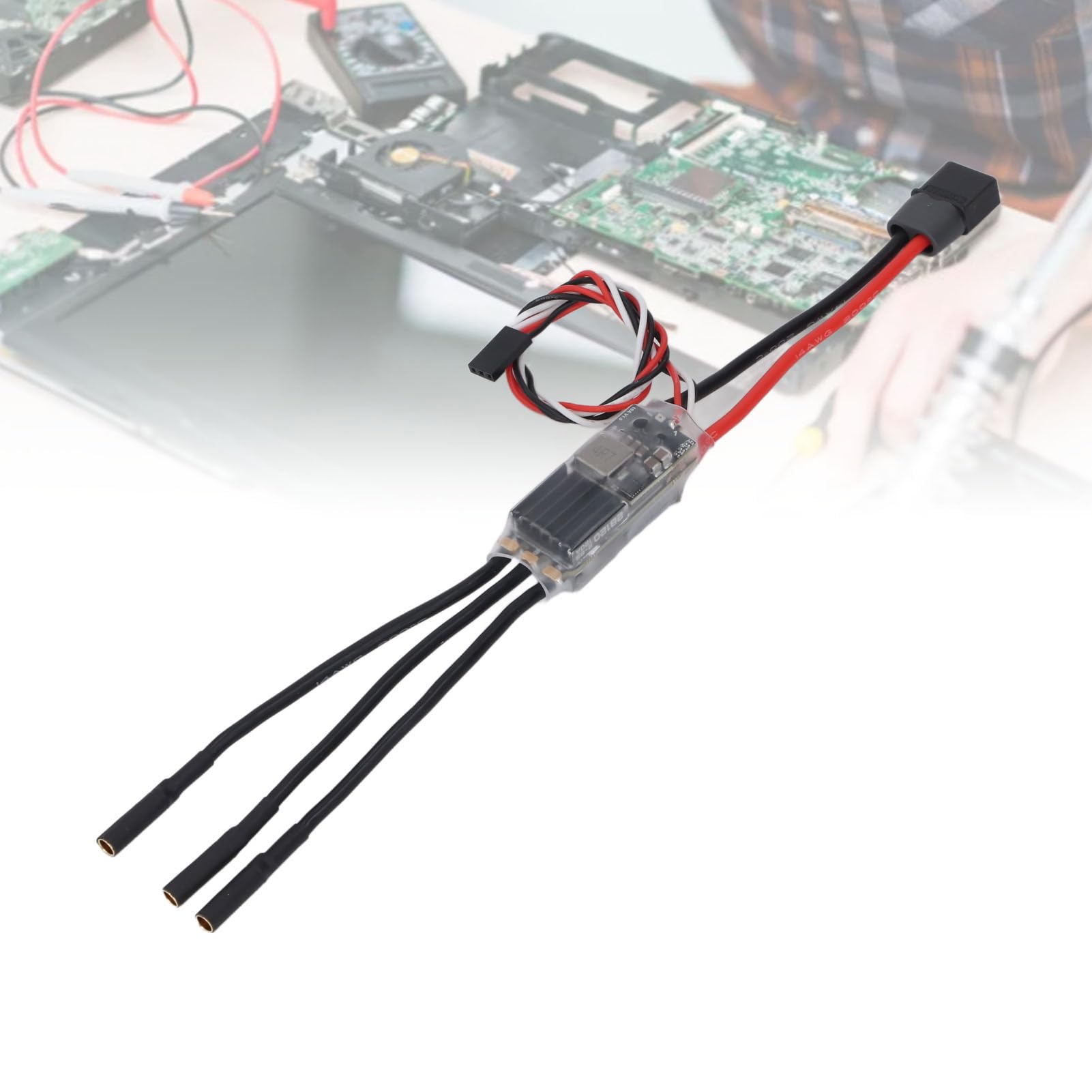 Jeanoko Controlador de Velocidad Eléctrico ESC sin Escobillas Procesador