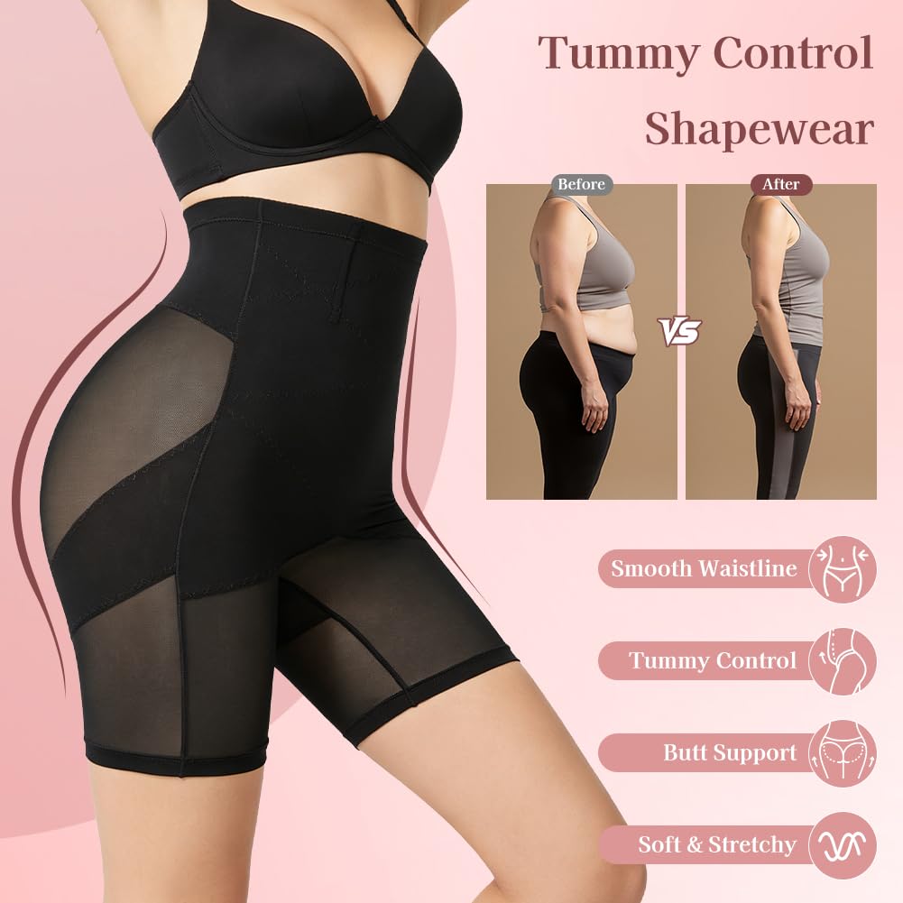 OSDUE Bielizna wyszczuplająca brzuch, bielizna wyszczuplająca, wysoka talia, bielizna modelująca figurę, dwuwarstwowe wsparcie nacisku do kontroli brzucha, legginsy modelujące sylwetkę, legginsy