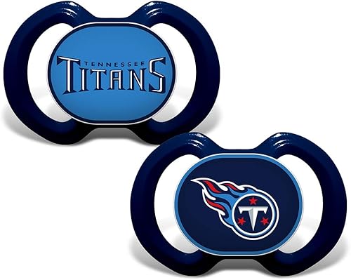 BabyFanatic - Chupete de 2 unidades, NFL Tennessee Titans, equipo oficial de la liga disponible en Yaxa Peru