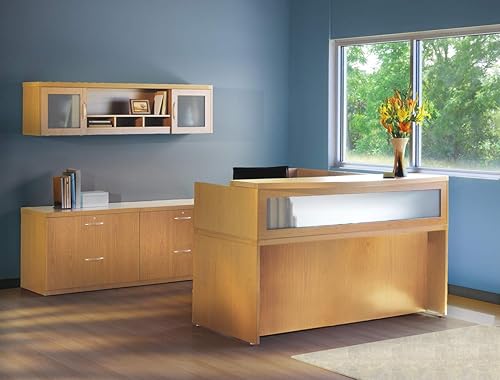 Miniatura 10 de Mayline ARD7236LGS Aberdeen - Escritorio rectangular frontal recto, 72 pulgadas de ancho x 36 pulgadas de profundidad, color gris acero Tf Laminado