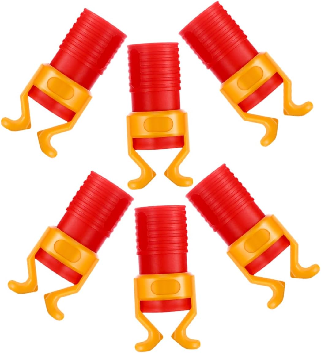 Uonlytech 6pcs Screw Holder Gripper Attachment Abs Plastic Clamp for Woodworking Securely Holds Screws and Nails for Diy Projects and Professional Use