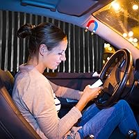 Vista 10 de Ovege Parasoles para ventana de automóvil, 4 unidades, para ventana lateral, protección UV sedosa, privacidad, succión magnética para bebé