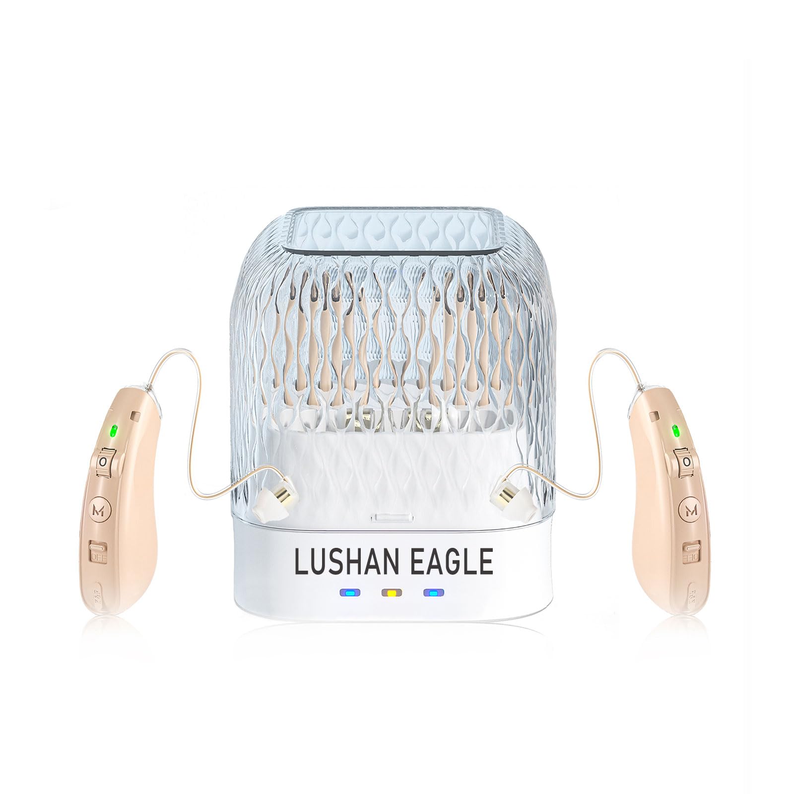 Auriculares amplificados amplificador recargable sonido claro reducción de ruido inteligente Abordar la pérdida auditiva Un buen ayudante para las personas mayores.