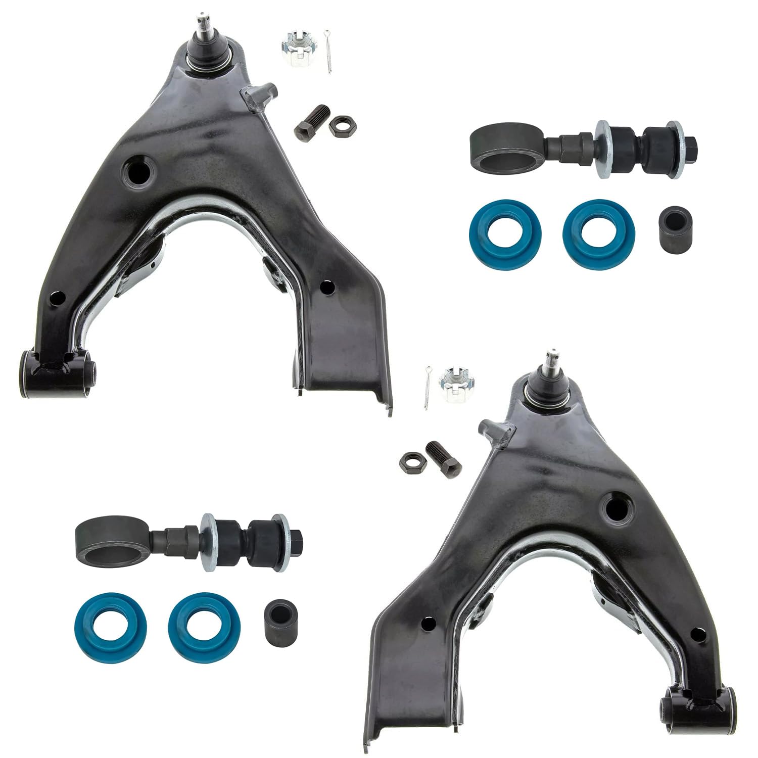 Detroit Axle - Front Control Arms Sway Bars for Toyota 1998-2007