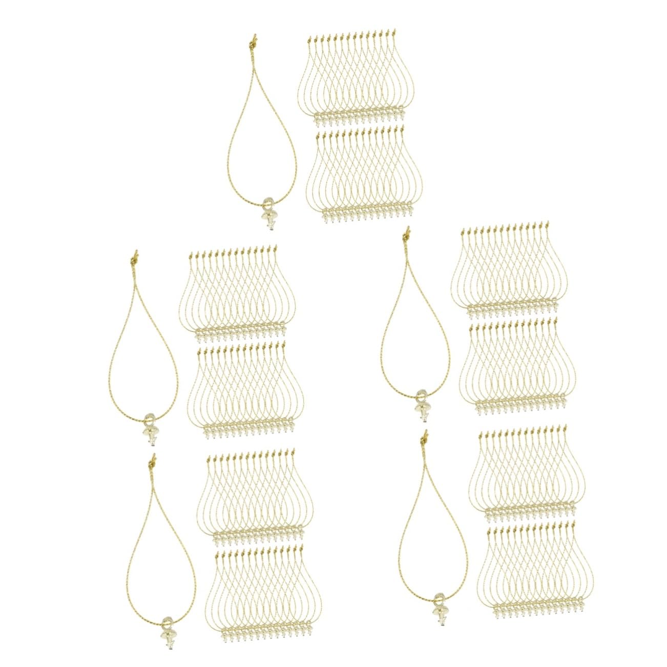 SHINEOFI 500piezas Accesorios De Decoración Navideña Para Manualidades De Colgante Para Juguetes