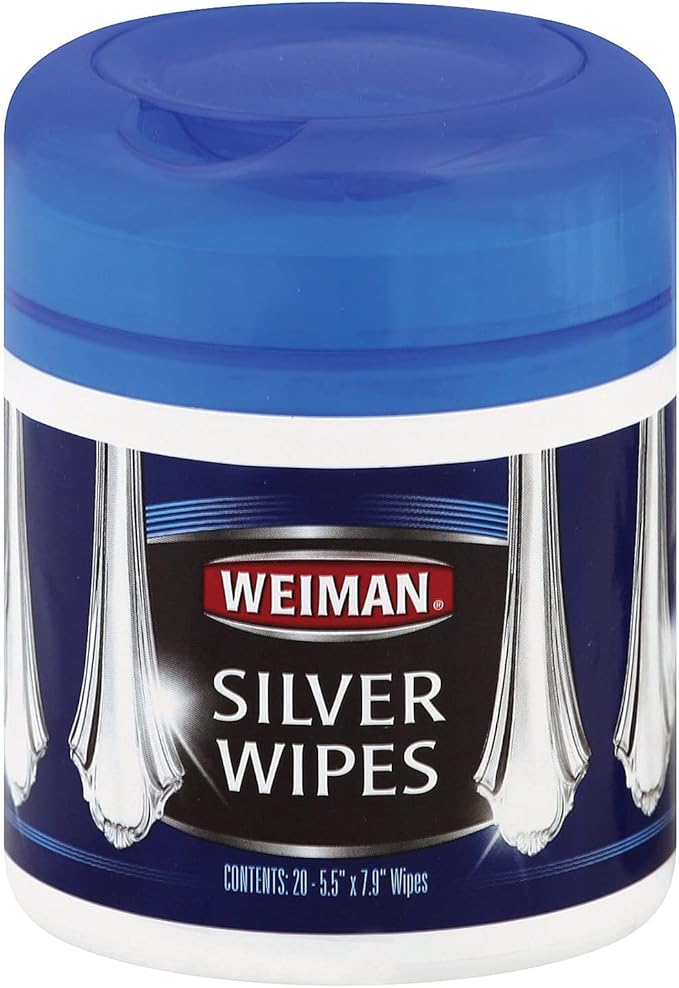Weiman Silver Wipes Jewelry Wipes 6 Pack Cleaner and