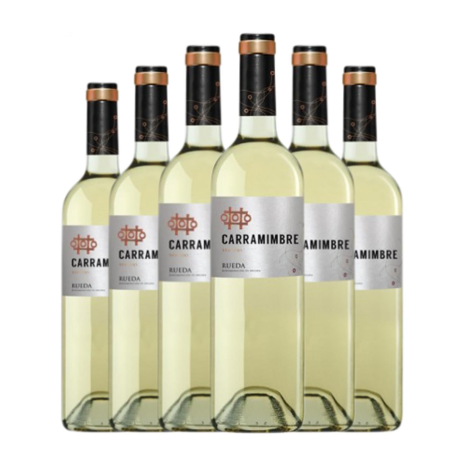 Carramimbre Verdejo Rueda Joven 75 cl Vino blanco (Caja de 6 Botellas de 75 cl)