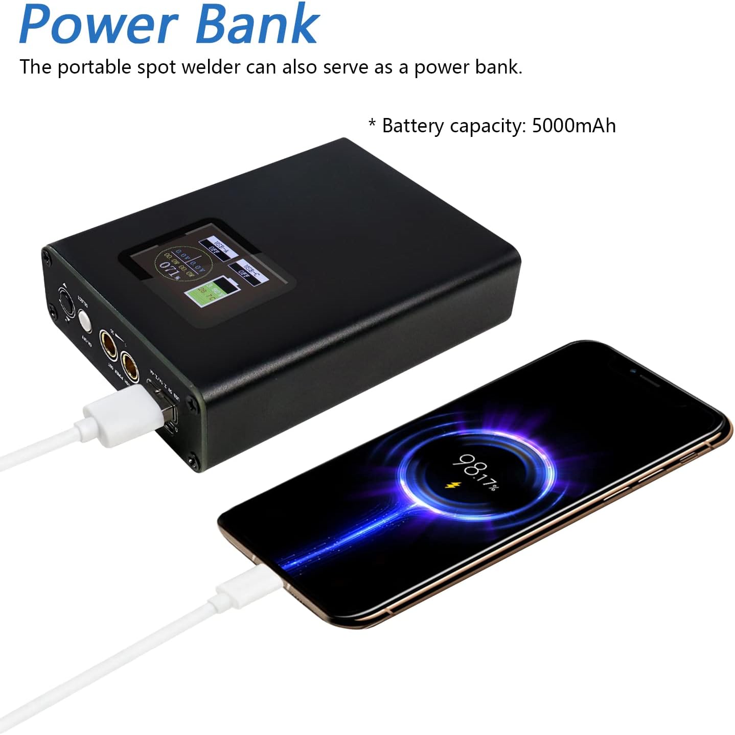 Freenove USB Spot Welder Functions as a Power Bank