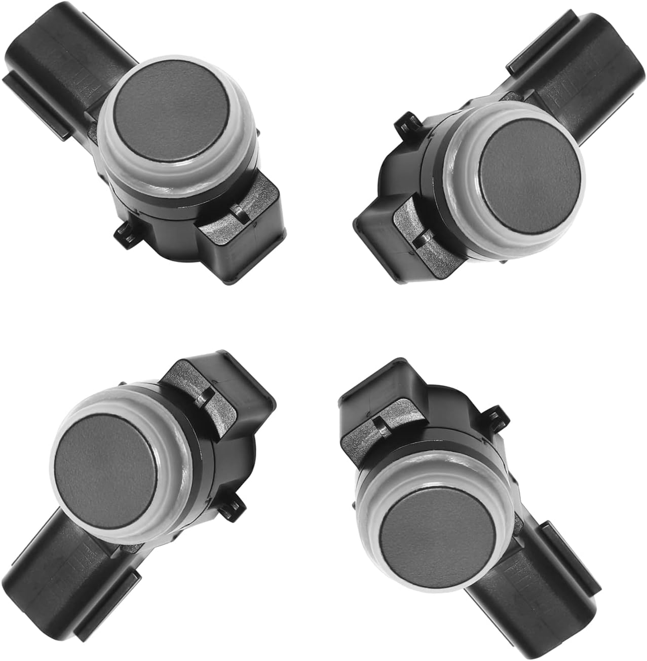 MANATEE 23428268 Front Rear Bumper PDC Parking Aid Sensor for Cadillac Chevy GMC Buick Bolt Silverado Impala Malibu Sierra 1500 2500 3500 HD Yukon XL Encore CTS CT6 XT5 XTS 84153946 (4PCS, Black)