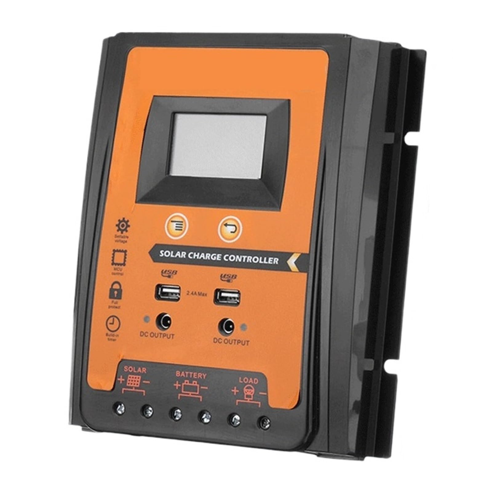 PWM MPPT Adaptacyjny Regulator Ładowania Słonecznego 12V 24V 30A 50A 70A Panel Słoneczny Kontroler Ogniw Fotowoltaicznych Baterii USB Port DC LCD(PWM Controller 30A)