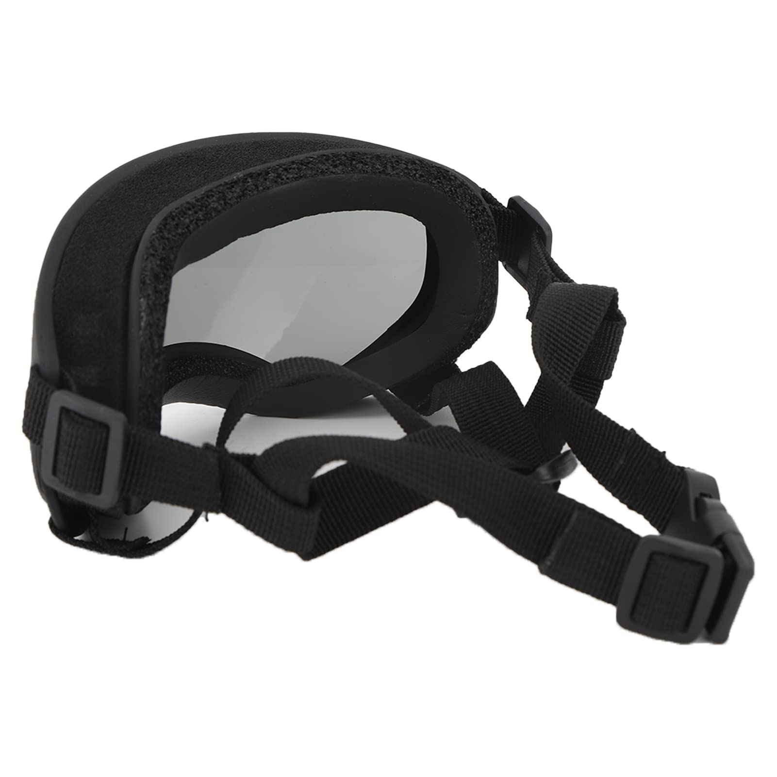 Occhiali da sole per cani di taglia grande, occhiali protettivi per gli occhi dei cani, aspetto elegante, occhiali per cani con montatura elastica in PVC, occhiali da sole per cani di taglia grande