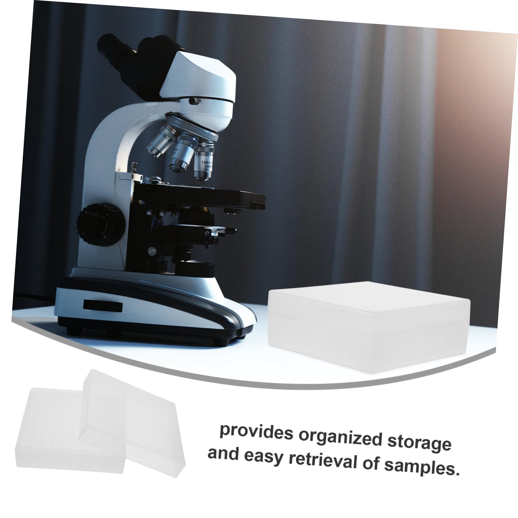 KICHOUSE Cryogenic Storage Box Tube Freezer Holder for Laboratory Wells Container for Sample Storage and Organization