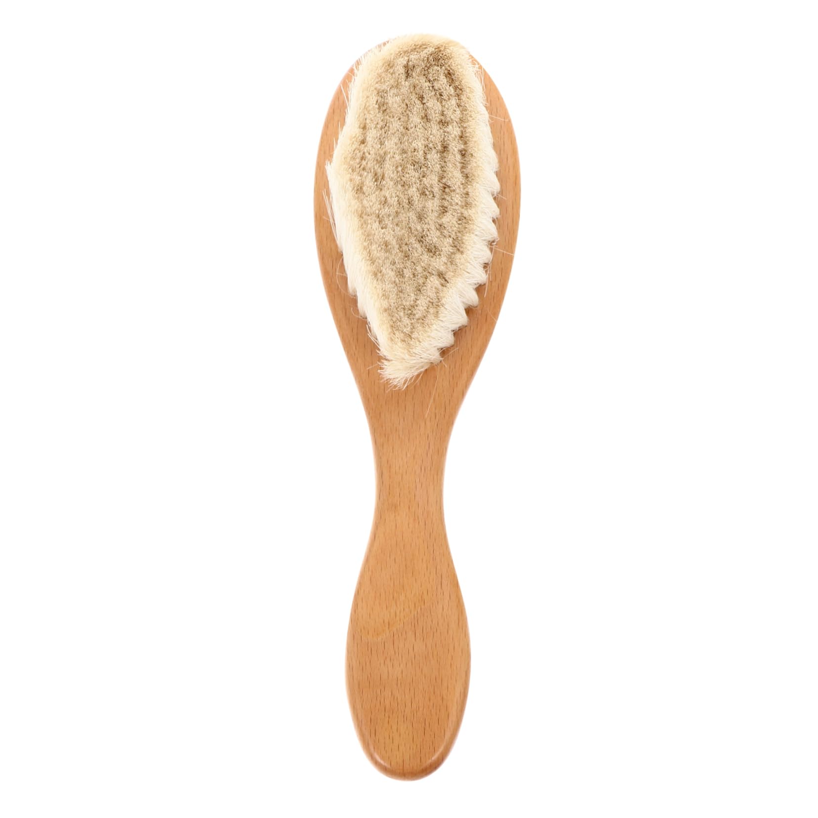 FRCOLOR Infant Boys and Girls Hair Brush Toddler Wooden Shampoo Brush Soft Wool Hair Comb Spa-like Scalp Massage