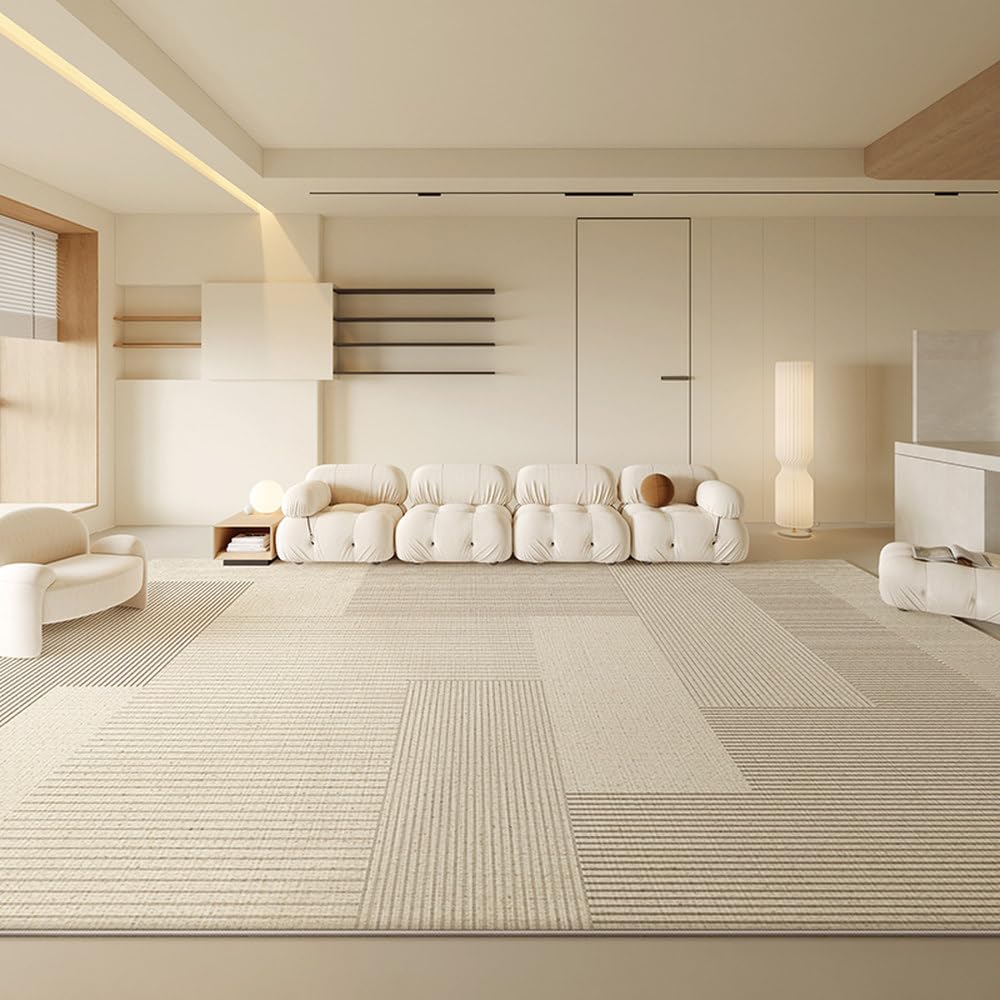 Tapis de sol épais lavable moderne pour éliminer le froid du salon