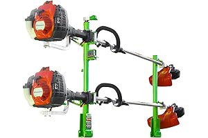 Green Touch Ultima Series Ultra Durability Wall Mounted 2-Position Trimmer Rack with Aluminum Mounting Blocks