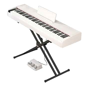 Amazon.co.jp: ZALIX 88鍵盤ハンマーピアノ、多機能ポータブル