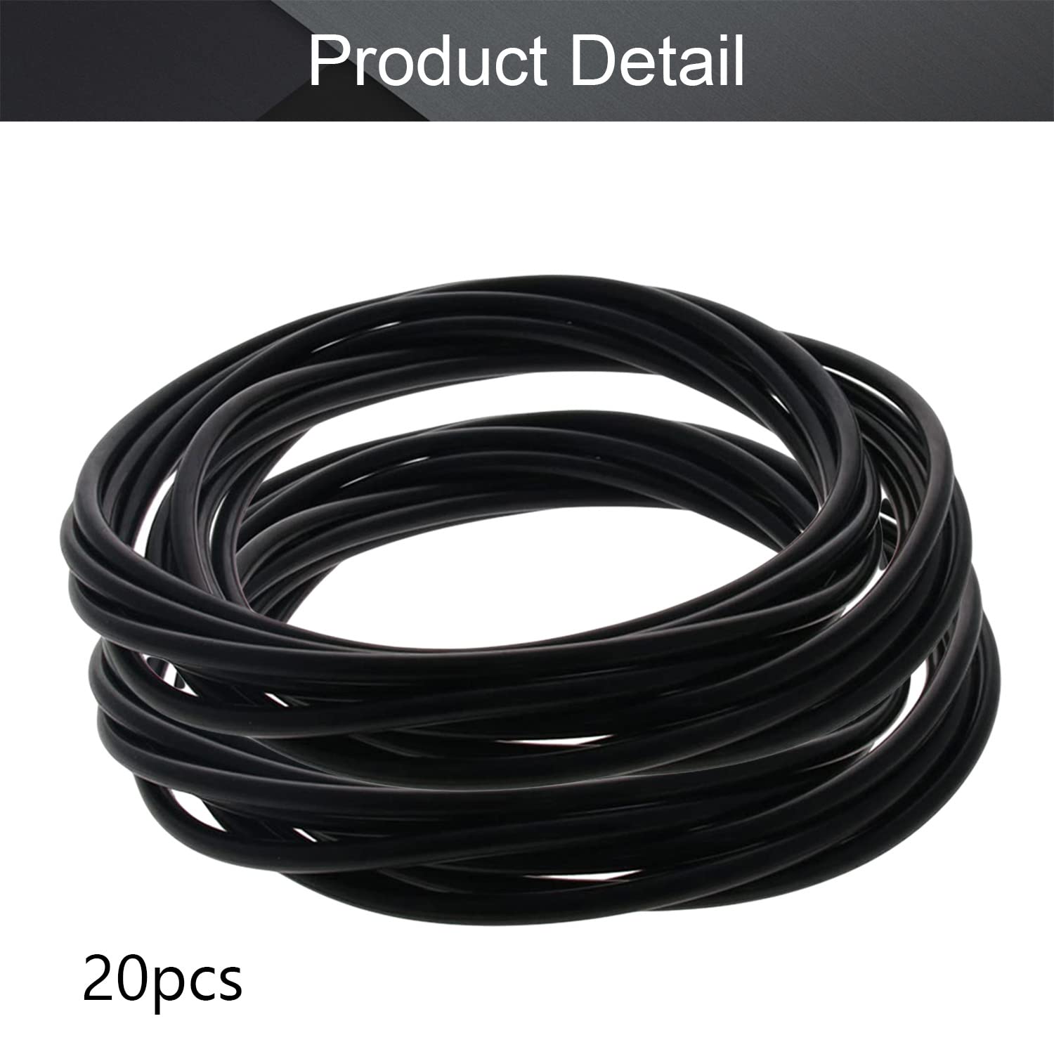 The Lord Of The Tools 100 Guarnizioni In Gomma Nitrilica, Diametro Interno 25 Mm X Diametro Esterno 29 Mm X Diametro 2 Mm Di Diametro, Guarnizione Di Tenuta In Gomma Nitrilica Nera