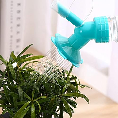 Miniatura 4 de Regaderas, aspersor de botellas, bebedero de botellas, rociador de doble cabezal para botellas de plástico para plantas de semillero de interior, 4