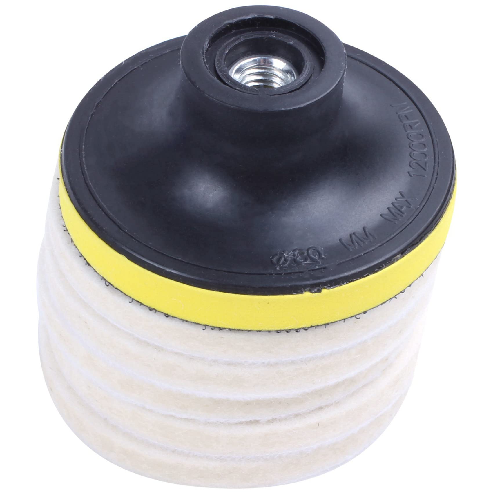 80PC 3 Pulgada 75mm Almohadilla de Pulido de Fieltro Kit de Pulido de Vidrio de Reparación de Arañazos de Parabrisas
