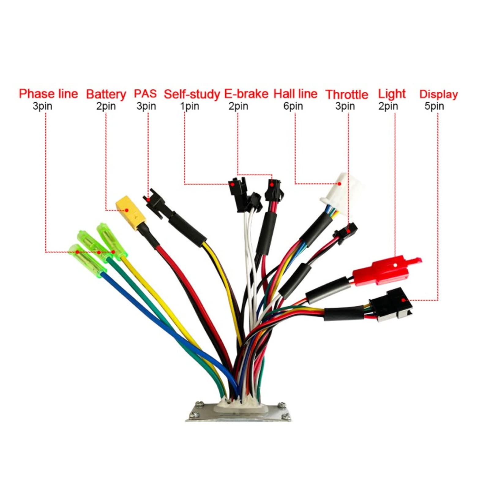 Controller Motore Brushless 36V-60V Per Bici Elettrica - Con Display LCD M5 | Per Scooter E E-Bike 350W-450W - Foto 2