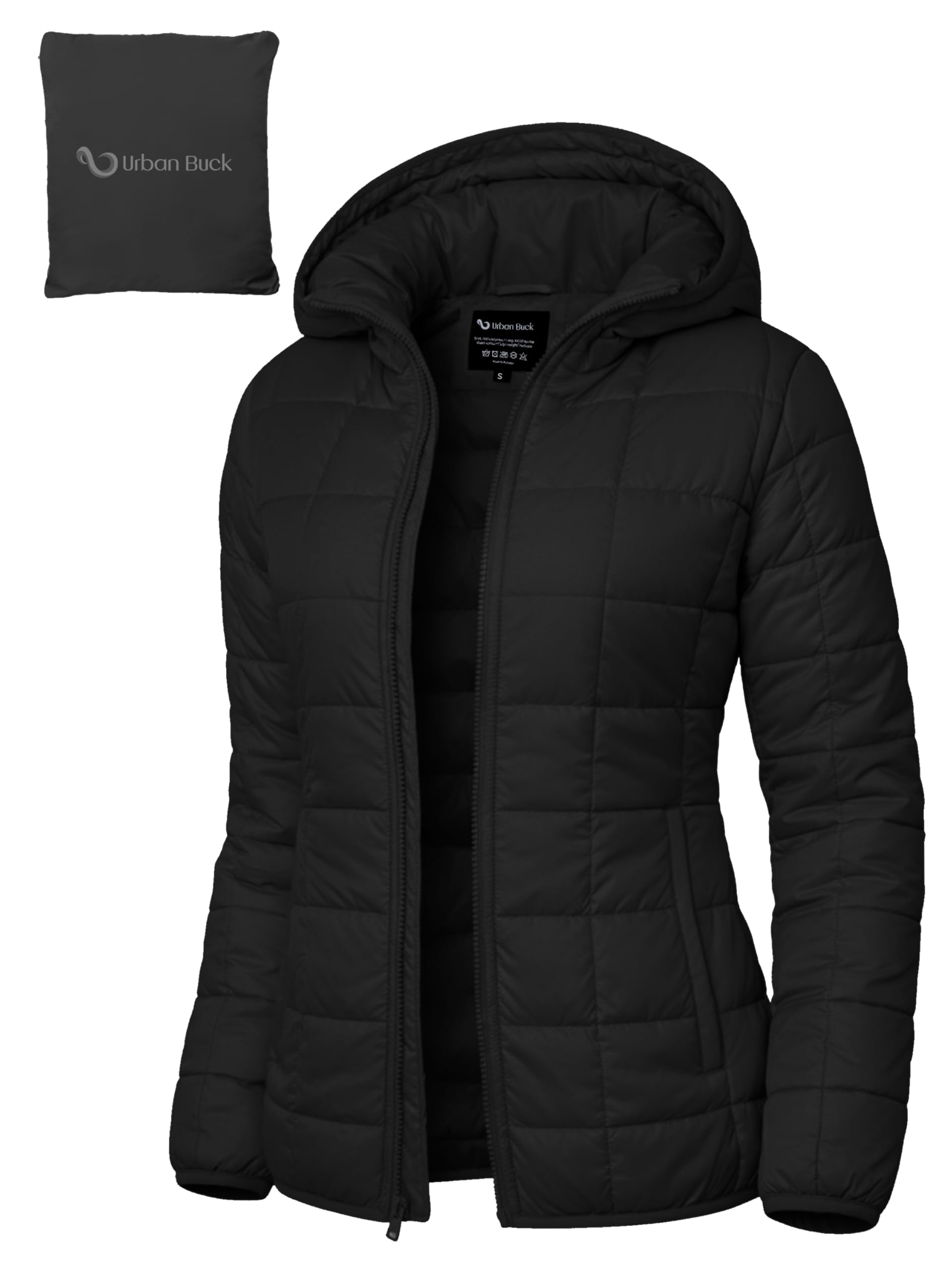 URBAN BUCK Women’s 32 Degree Packable Puffer