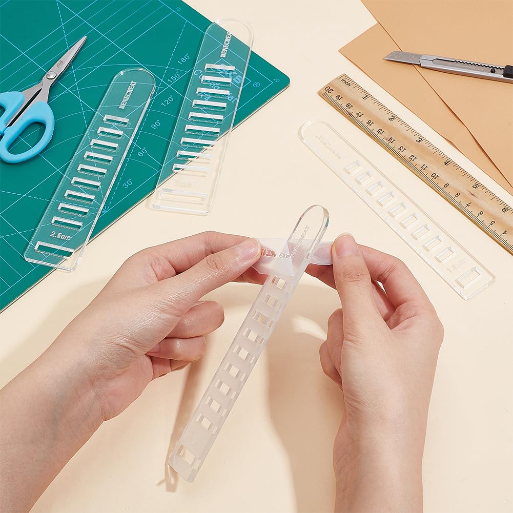 Aiguilles À Tisser En Acrylique, Planche À Tricoter Transparente De 1.5