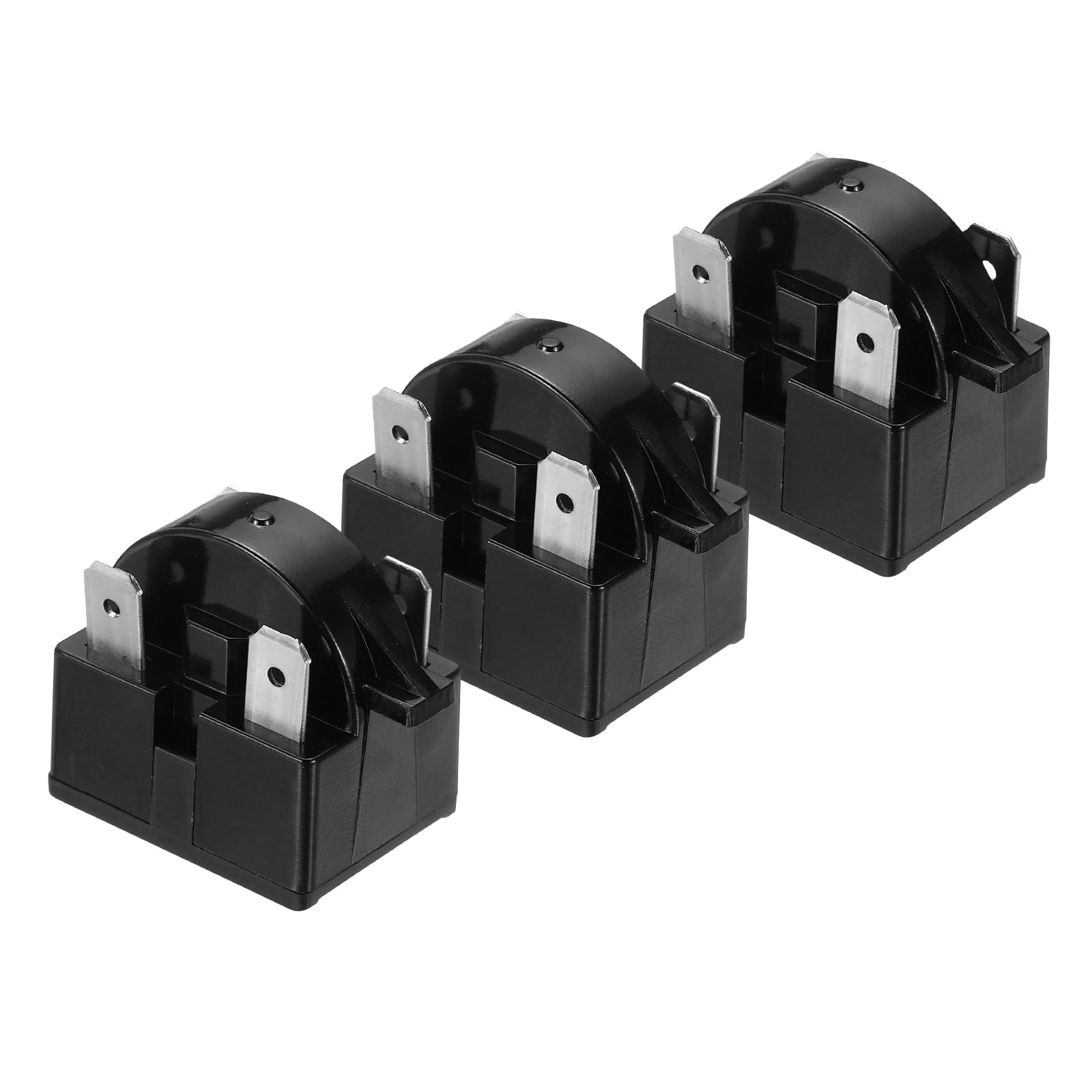 Muiltvoe 3pcs PTC Refrigerator Starter Relay, 15 Ohm 2 Pin Fridge Compressor Start Relay