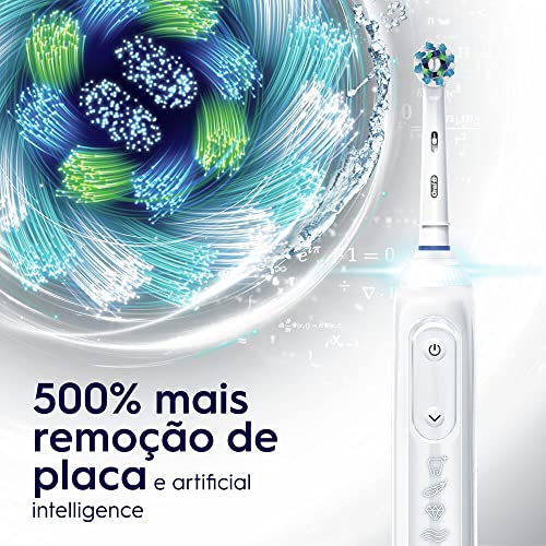Oral-B Genius X Bivolt - Escova Elétrica Recarregável + 2 Refis Sensi Ultrafino E Crossaction